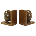 Italiaanse Houten Wereldbol Boekensteunen Mercurio D’oro thumbnail 8