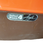Retro Picknickset Safari Style Oranje Bruin Voor Vw T2? thumbnail 11