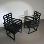 4 X Armloffel Chair Josef Hofmann For Wittmann thumbnail 4