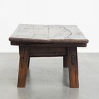 Robuuste, Antieke 18e Eeuwse Zuid-europese Boeren Salontafel Met Een Karaktervol Patina thumbnail 5