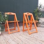 Set: 3x Vintage Design Klapstoel Trieste Aldo Jacober Stoel Jr 60 thumbnail 2
