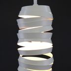 Very Nice White Design Lamp *** Spiral *** High Quality *** 1980 *** Modern thumbnail 7