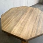 Vintage Eiken Brutalist Coffee Table / Salontafel thumbnail 8