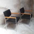 Set Van 2 Thereca  Stoelen / Fauteuils Bauhaus Stijl Strakke Vintage Stoelen thumbnail 14