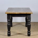 Grenen Boeren Tafel Met Oud Blad thumbnail 5