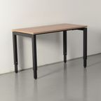 Solidesk Bureau, Eiken Naturel Blad, 120 X 60 Cm, Hoogte Instelbaar Onderstel, thumbnail 2