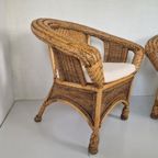 Bohemian Koloniale Rotan Rieten Stoelen Boho thumbnail 6