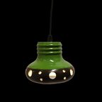 Keramiek Lamp In Groen Herda, Jaren '60/'70. thumbnail 2