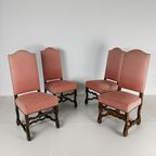 Beech Os De Mouton Taperstry Toelen (Set Van 4) thumbnail 14
