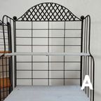 Vintage, Brocante Ijzeren Wandrek Etagère Plantenrek 802 thumbnail 4
