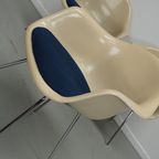 Set Van 3 Fiberglass Dax Armchairs Eames For Herman Miller / Vitra thumbnail 8