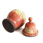 Vintage Houten Pot Met Deksel, Zuid Amerikaans thumbnail 4