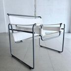 2X Vintage Original Wassily B3 Armchairs By Marcel Breuer thumbnail 5