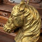 Maison Jansen Lamp In De Vorm Van Een Paardenhoofd, Twee Lampen. thumbnail 5