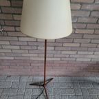 Scandinavische Teakhouten Vloerlamp thumbnail 6