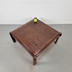 Vintage Minimalistisch Design Wengé Salontafel ‘70 Denmark thumbnail 12