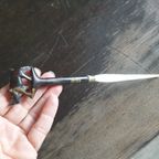 Vintage Briefopener Neushoorn Handgemaakt Kenia Ebbenhout thumbnail 4