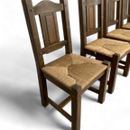 4X Brutalist Eetkamerstoelen thumbnail 8