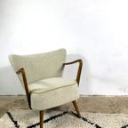 Mid Century Club Chair Boucle thumbnail 8