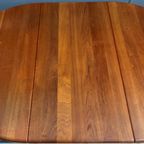 Teak Round Or Oval Dining Table 1960S By Design Handwerk Denmark thumbnail 12