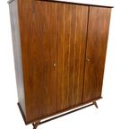 Vintage Kledingkast Wandrobe Jaren 60 Teak Design Kast thumbnail 7