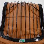 Willy Rizzo Stoelen - Cognac Leder - Cidue Italy thumbnail 18