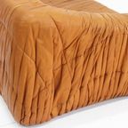 Piumino Cognac Leather Sofa By Jonathan De Pas For Dall’Oca 1970S Italy thumbnail 6