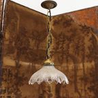 Antieke Holophane Hanglamp thumbnail 5