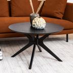 Glasgow Salontafel - Ø80 Cm - Zwart thumbnail 15