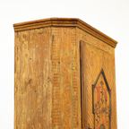 Antieke Beschilderde Bruidskast 1815 thumbnail 11