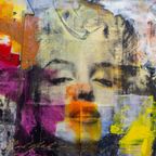 Claus Costa Marilyn Monroe Pop Art Schilderij thumbnail 4