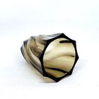 Lever Vaas Swirl Gerookt Donkerbruin Glas thumbnail 5