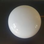 Antieke Witte Opaline Plafondlamp - Frankrijk - Jaren 30 -40 thumbnail 11