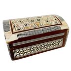 Vintage Khatam Sieradendoos Parelmoer Inlegwerk Geometrisch 1970’s thumbnail 6