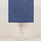 Vintage Kubistisch Carrara Marmer Tafellamp Regency Lamp ’60 thumbnail 7
