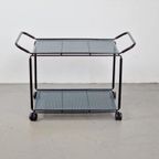 Vintage Trolley Serveerwagen Niels Gammelgaard Bar Cart ‘80 thumbnail 5