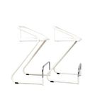 Set Wit Metalen Barstoelen, 1970s thumbnail 3