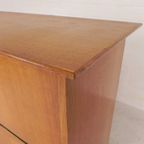 Secretaire Met Schuifdeuren Op Ranke Poten, Jaren 50 thumbnail 17