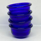 Arabia Finland Luna Donkerblauw Glas Schaaltje thumbnail 3