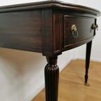 Antiek Vintage Mahonie Houten Sidetable, Bijzettafel 606 thumbnail 12