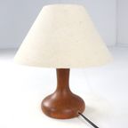 Vintage Heukerath Massief Teak Lamp thumbnail 7