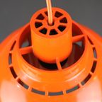 Iconische Oranje Plastic Space Age Lamp Van Nordisk Solar Compagny Ontworpen Door K. Kewo *** Jar thumbnail 11