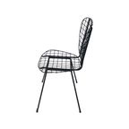 Vintage Wire Chair - In/Outdoor Usage - Maker Unknown, Made In Holland - Great Condition thumbnail 4