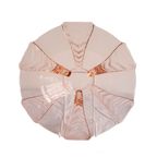Walther & Sohne Art Deco Roze Persglas Schaal, Jaren '30 thumbnail 3