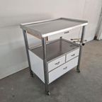 Vintage Bauhaus Stijl Tandarts Trolley thumbnail 5