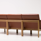 Ole Gjerlov Knudsen En Torben Lind For France & Son Vintage Three Seat Modular Sofa thumbnail 11