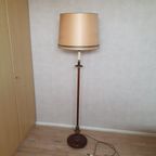 Vloerlamp - Staande Lamp - Empire Stijl - Mahonie- thumbnail 8