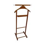 Vintage Italian Made - Dressboy / Valet Stand - Mounted On Four Wheels And Easily Disassembled thumbnail 2