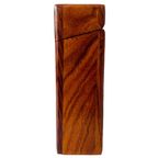 Vintage Luxe Speelkaarten Doos Teak Messing thumbnail 6