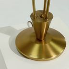 Brushed Brass And Glass Table Lamp Germany 1970S thumbnail 7